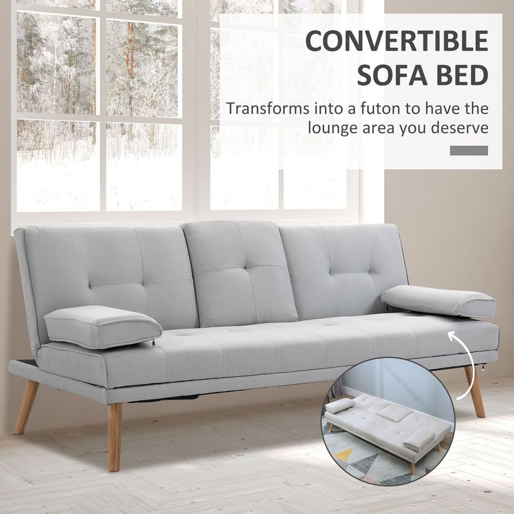 Grey Click Clack Sofa Bed