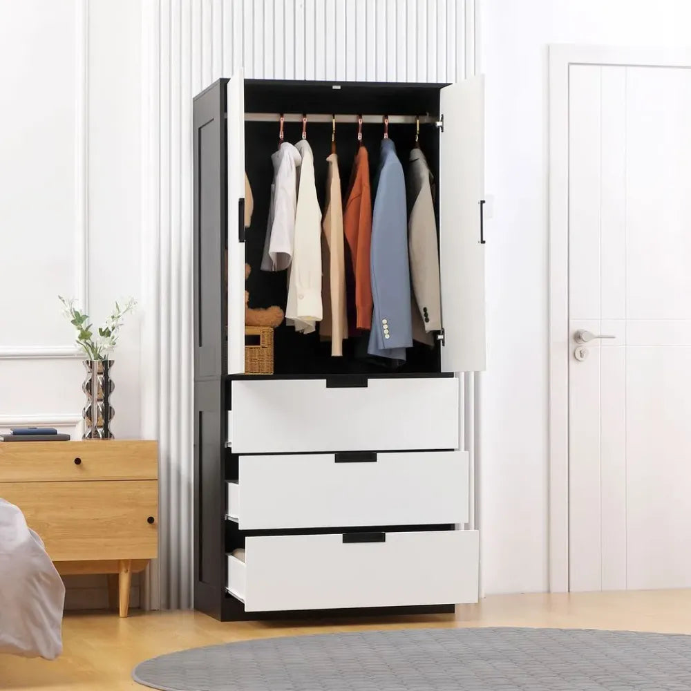 Black and White Wardrobe