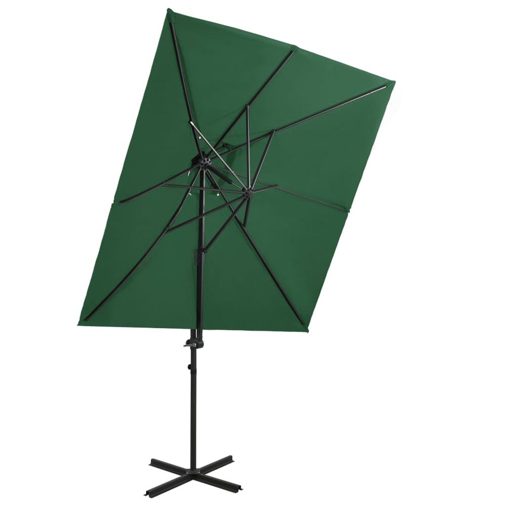 Cantilever Umbrella with Double Top