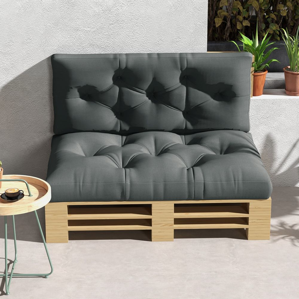 Two Seater Outdoor Seat Cushions for Pallet Furniture