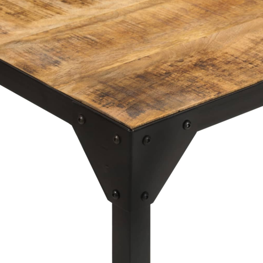 Square Mango Wood Dining Table