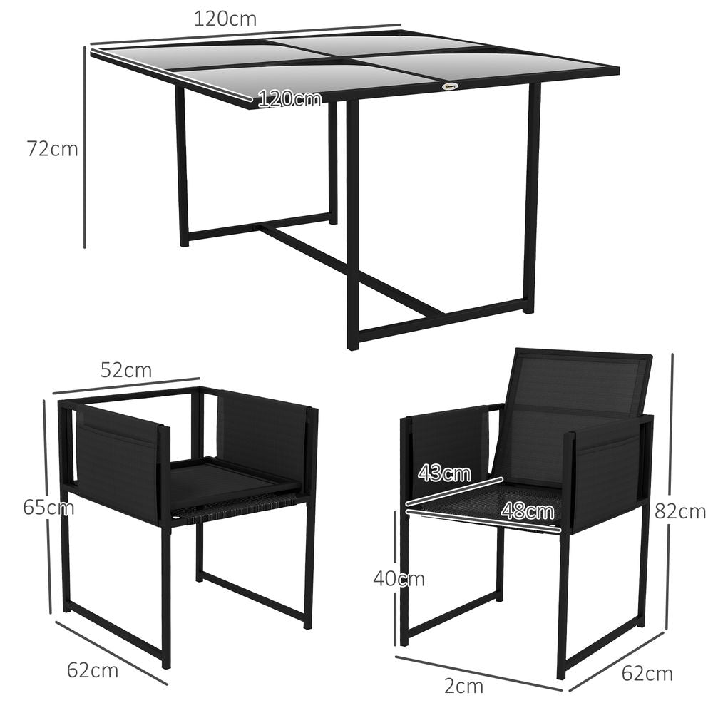 Four Seater Outdoor Table and Chairs