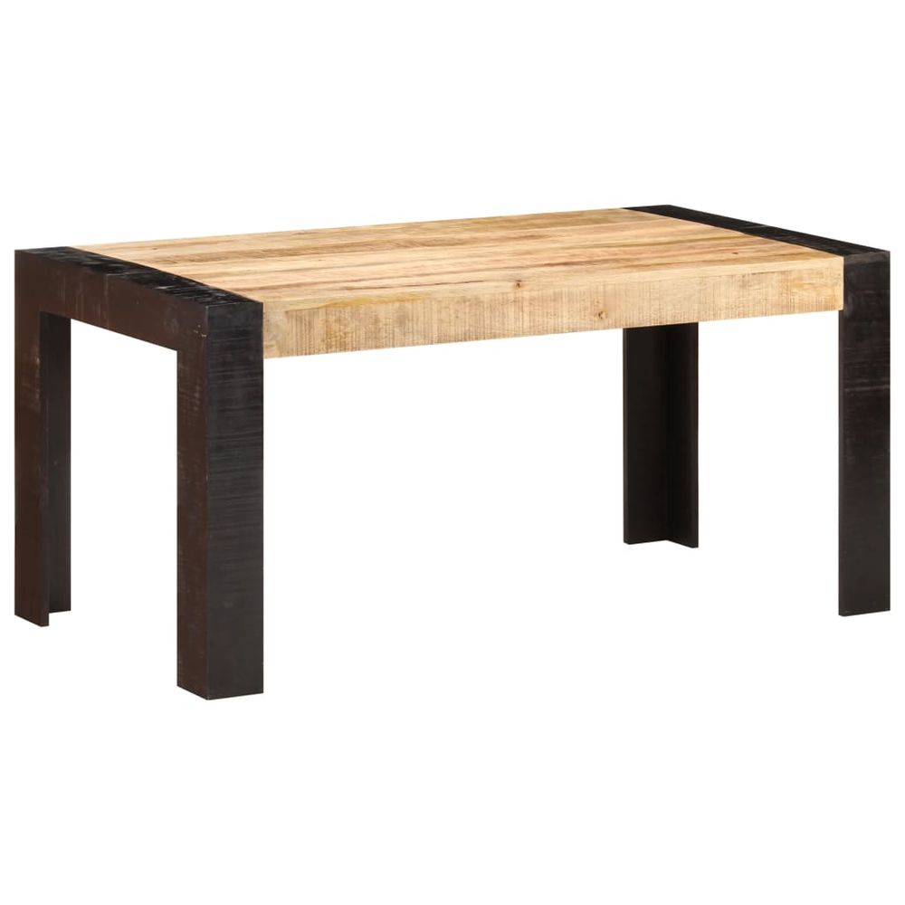 Industrial Style Mango Wood Dining Table