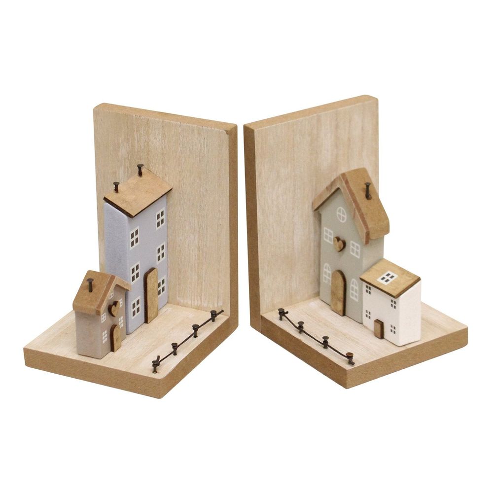 Houses Bookends