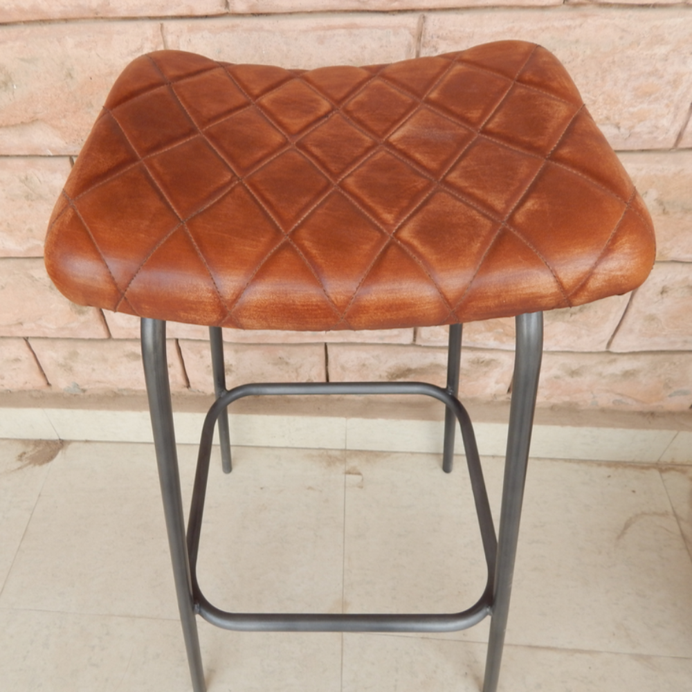 Leather Breakfast Bar Stool