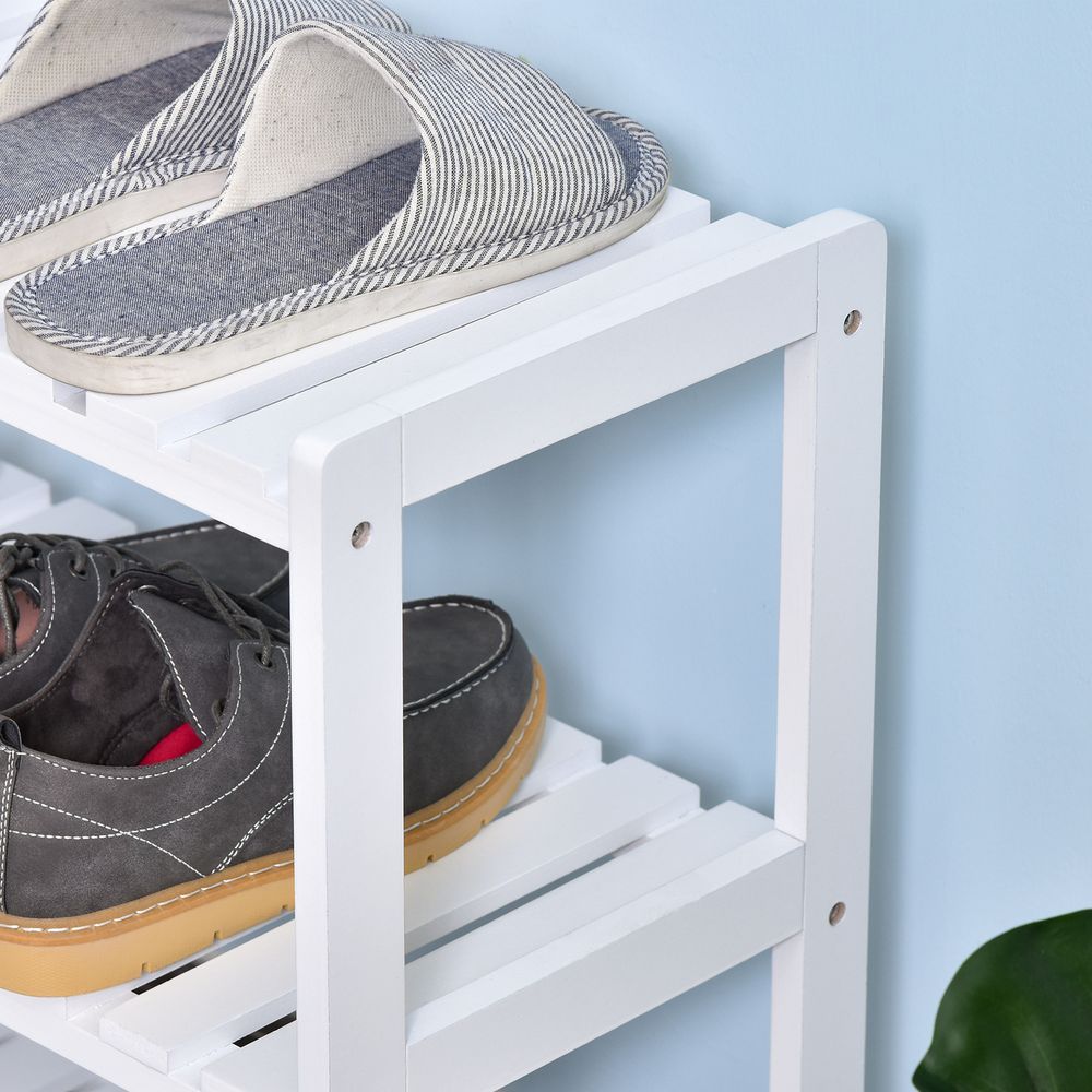 Wood Shoe Rack