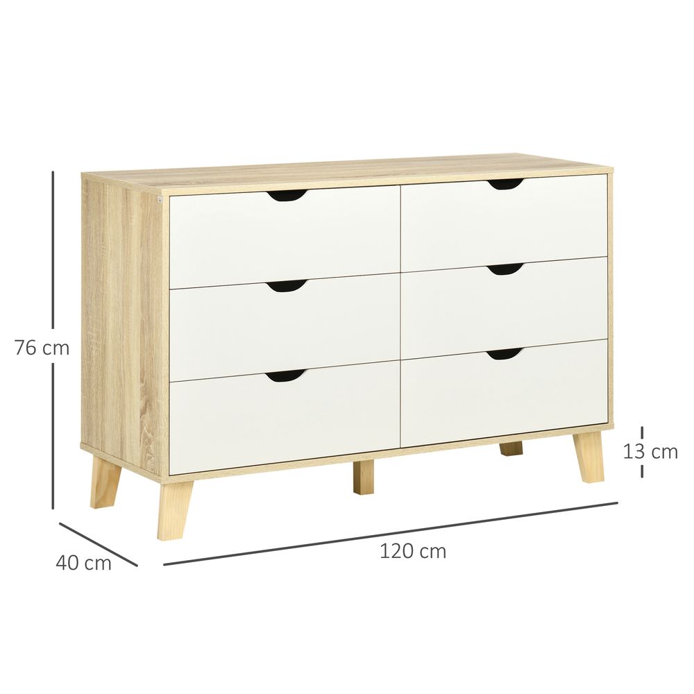 Six Drawer Chest of Drawers