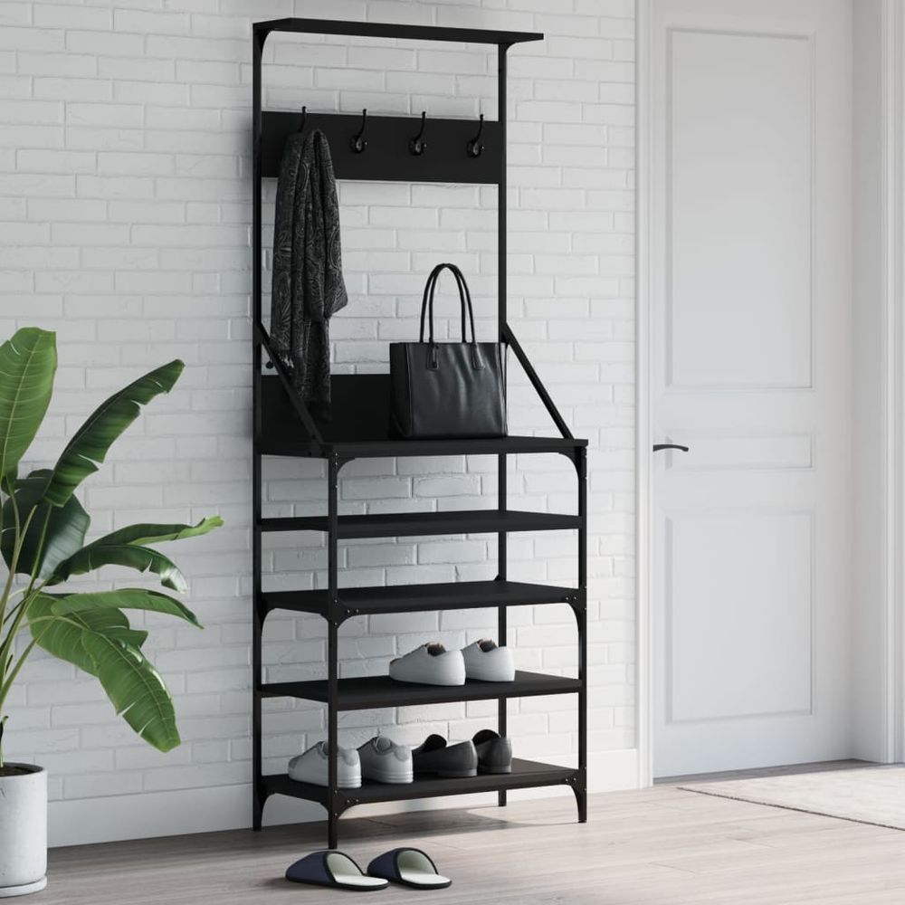 Clothes Rack with Shoe Storage