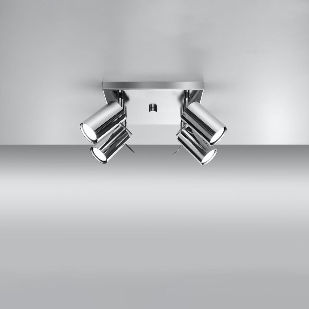 Square Steel Ceiling Light