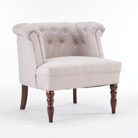 Cream Chesterfield Armchair