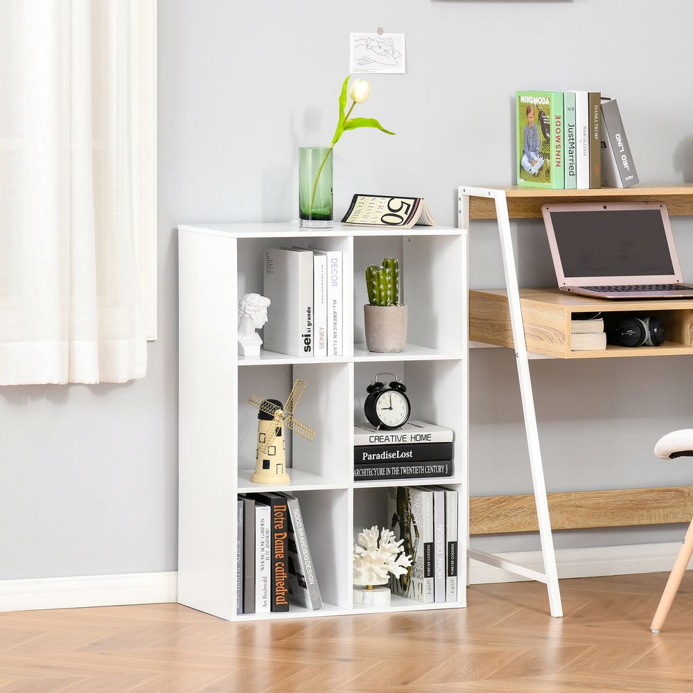 White Storage Shelves