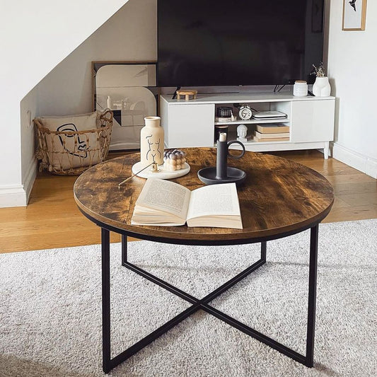 Rustic Round Coffee Table