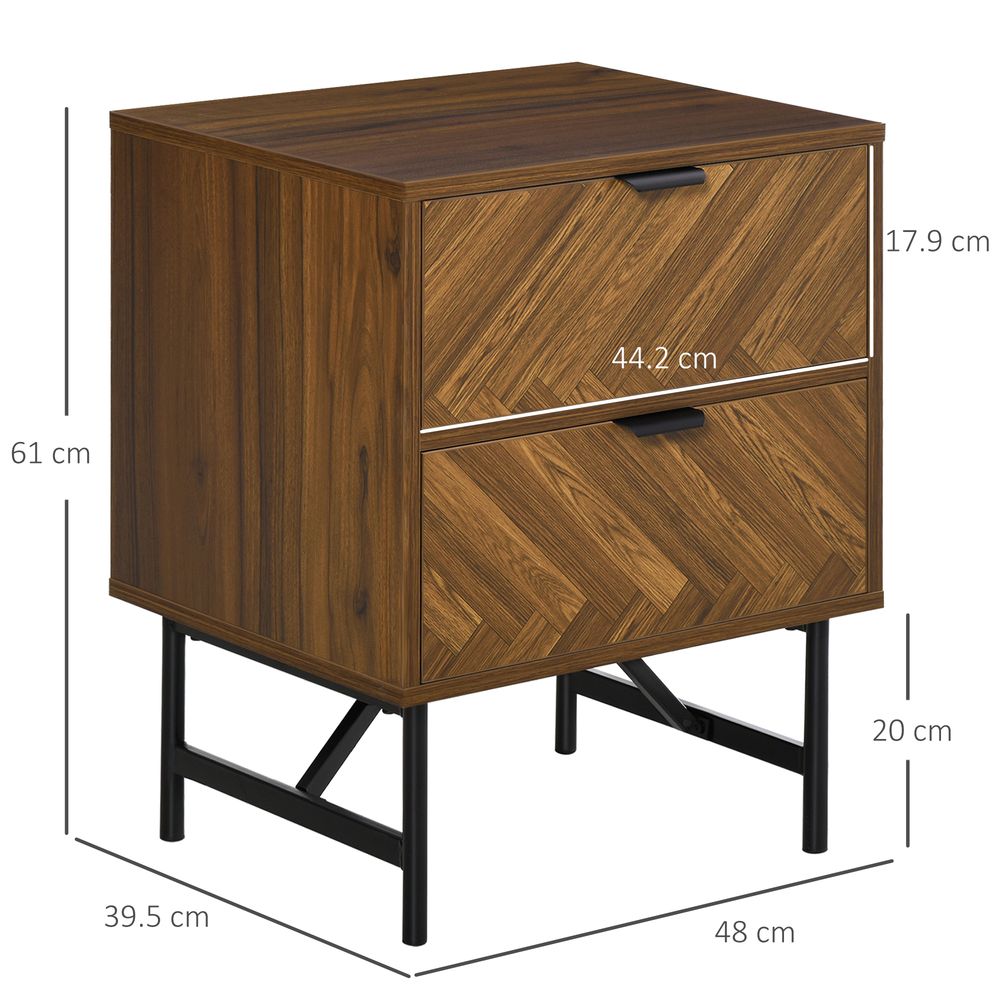 Side Cabinet with Storage Drawers