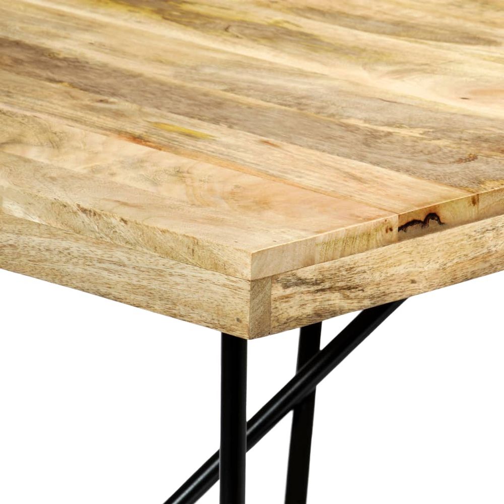 Steel Legged Dining Table