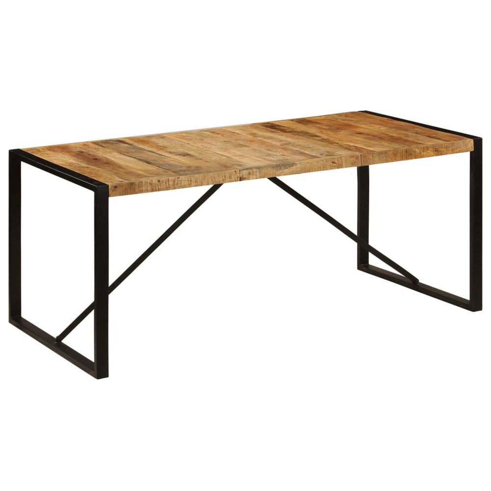 Vintage Rough Mango Wood Dining Table