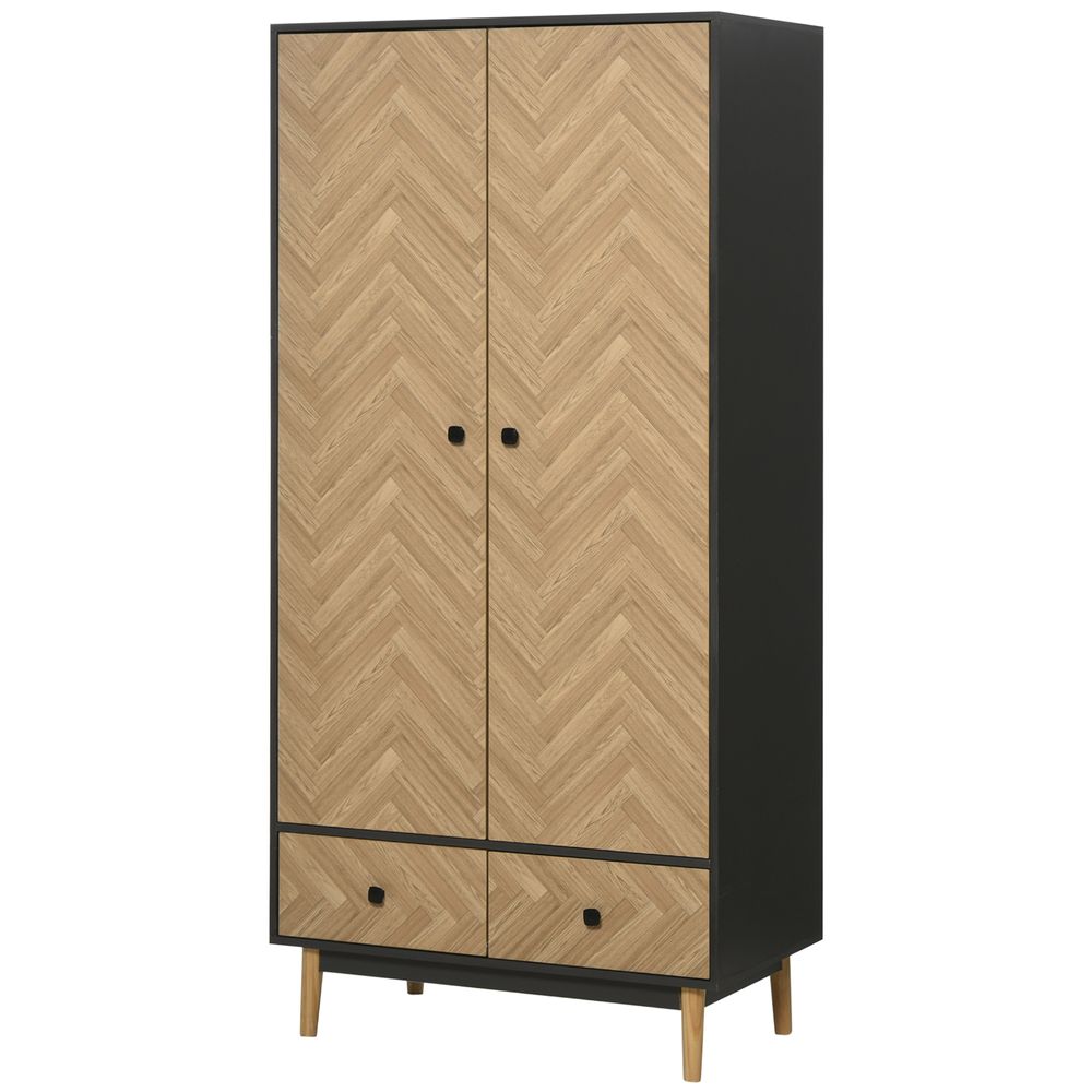 Herringbone Double Wardrobe