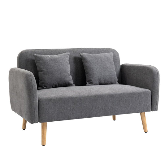 Grey Two Seater Sofa