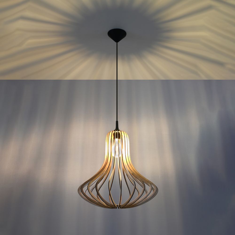 Elza Wood Pendant Light