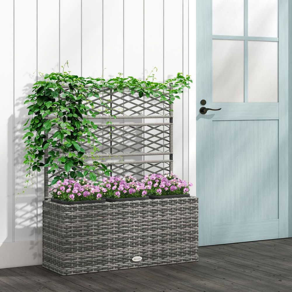 Rattan Planter Box