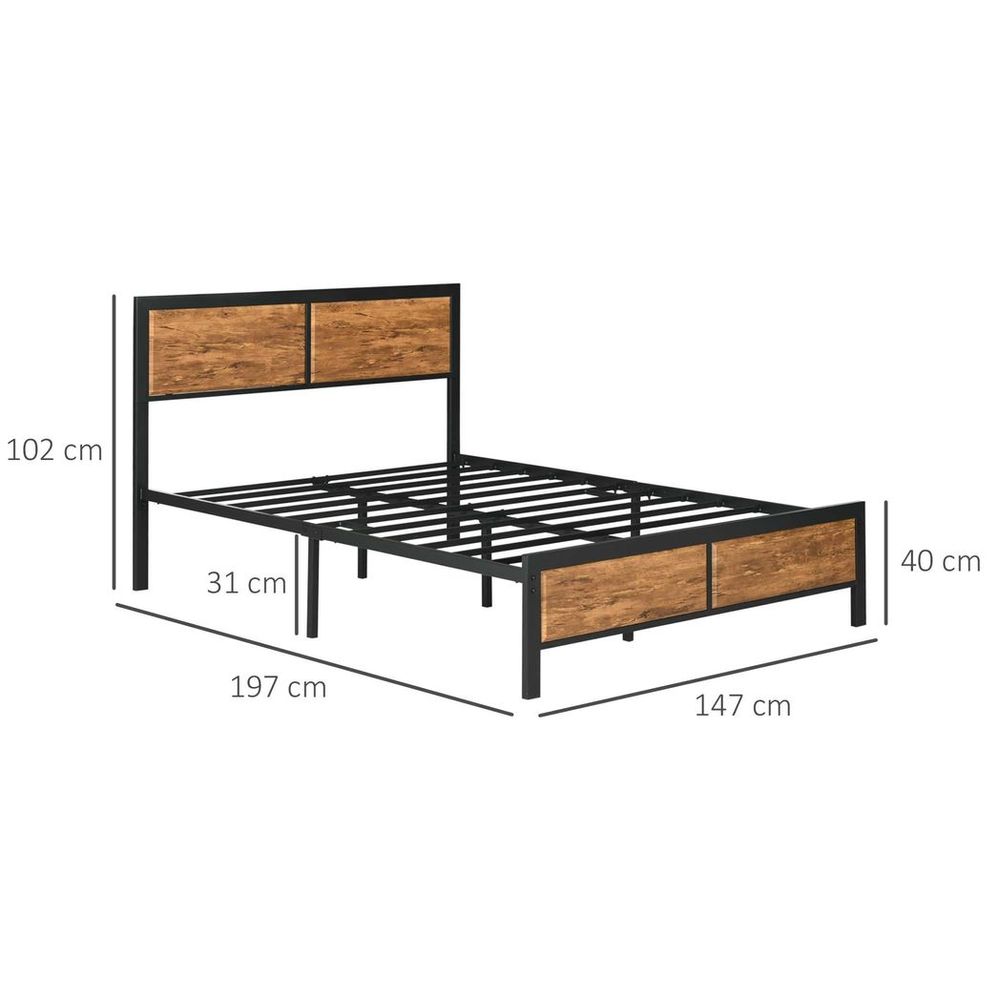 King Size Steel Bed Frame measurements