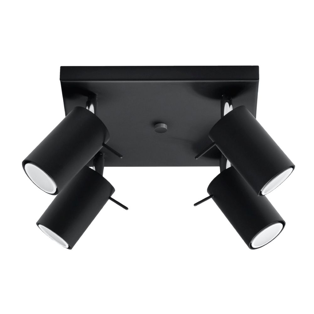 Black Steel Ceiling Light