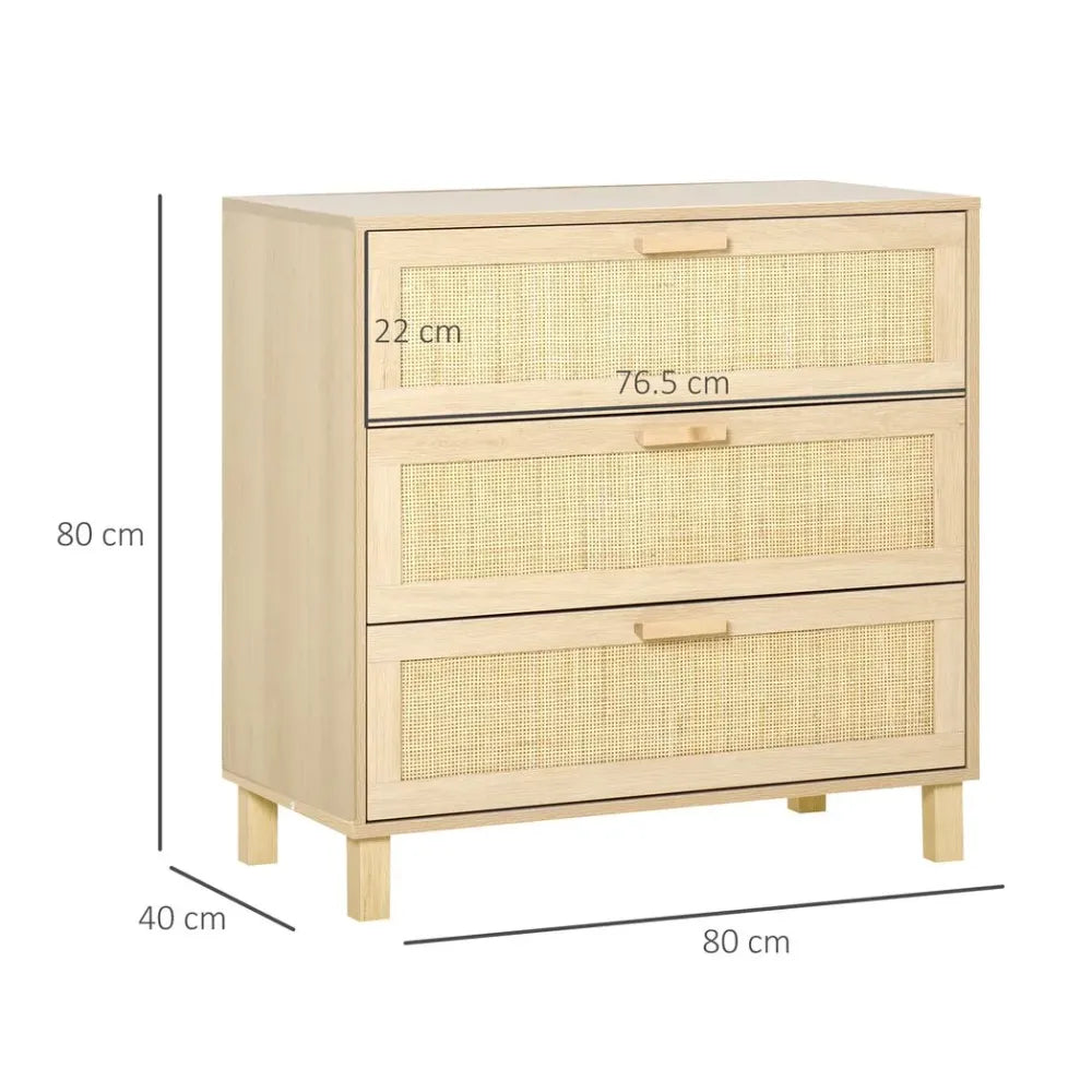 Rattan Drawers measurements