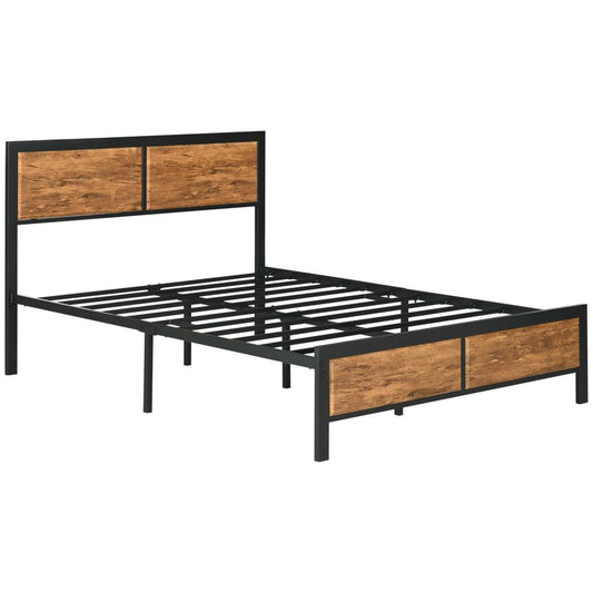 King Size Steel Bed Frame distant view