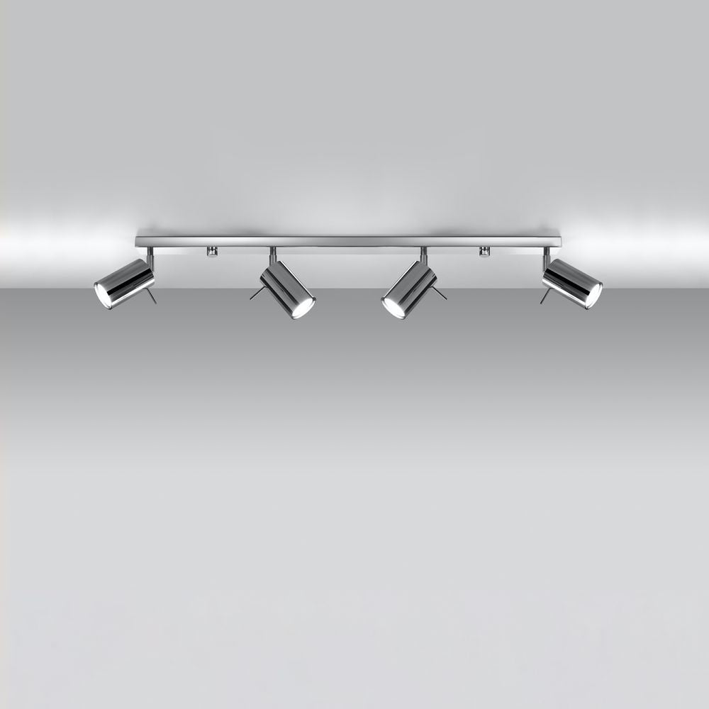 Chrome Steel Ceiling Light