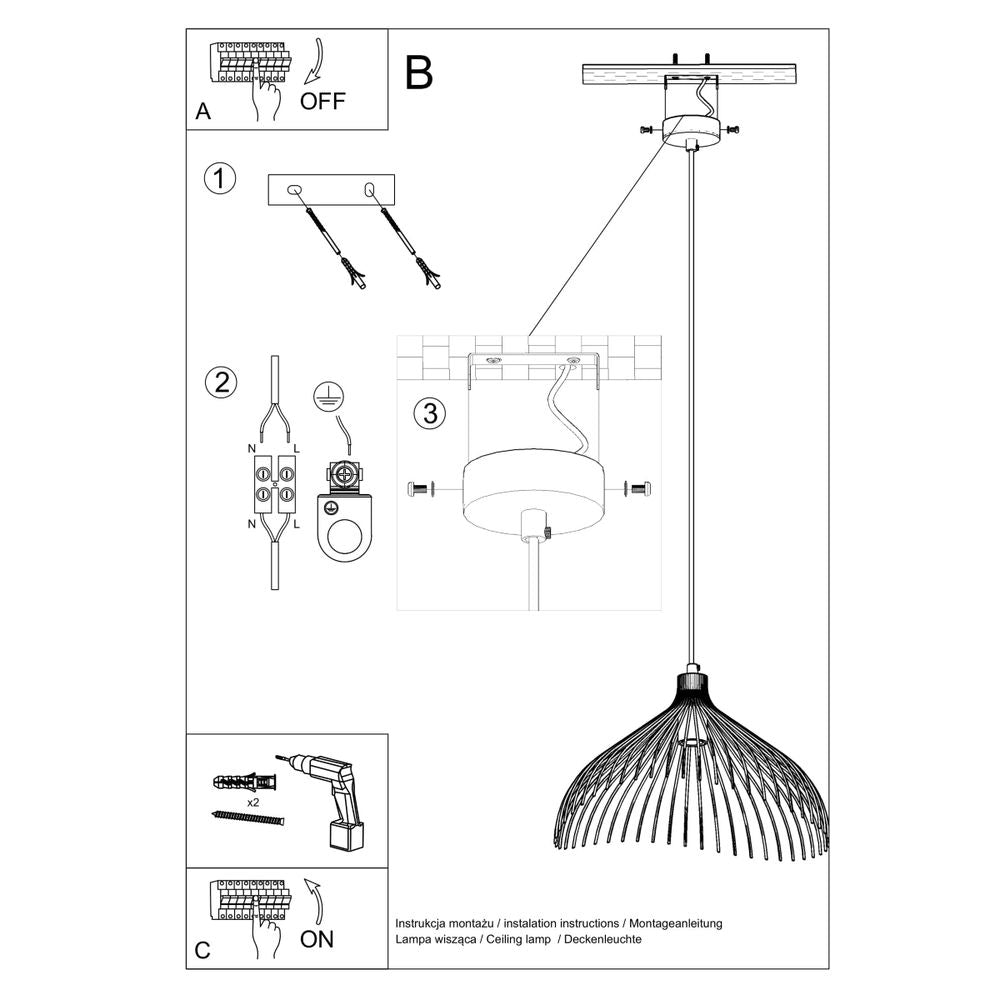 Steel Pendant Light