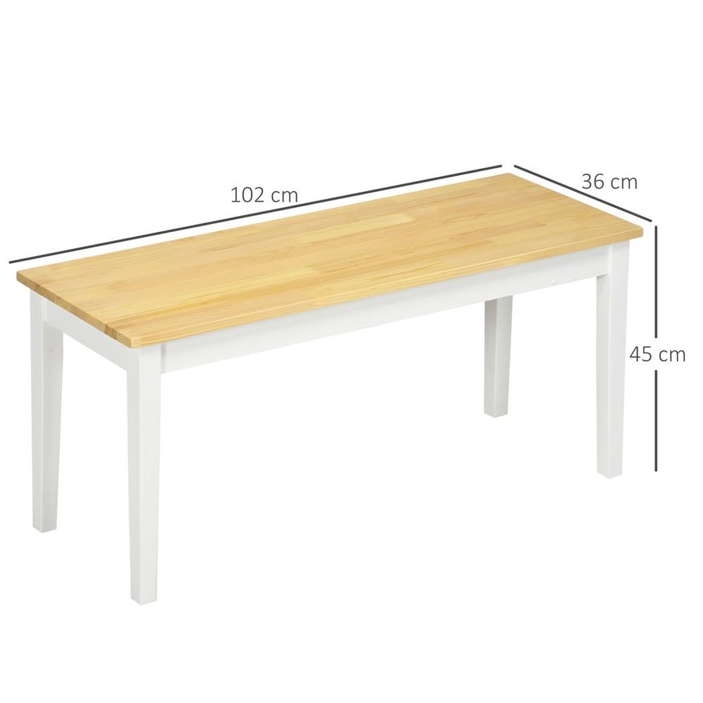 Wood Dining Bench