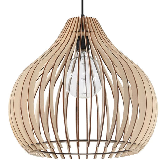 Scandinavian Wood Pendant Light