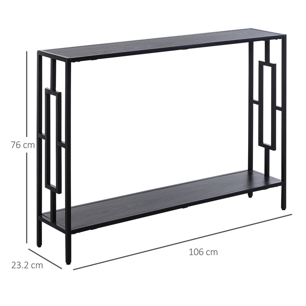 Art Deco Console Table measurements view