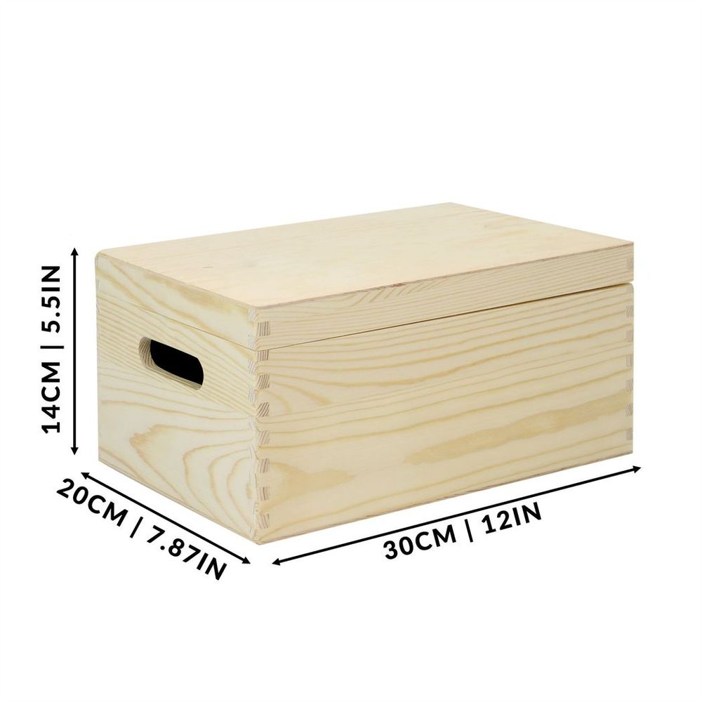 Wooden Storage Box measurements