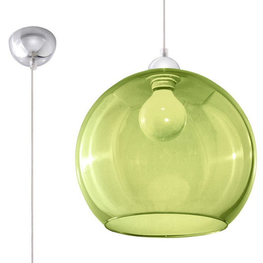 Green Glass Pendant Light