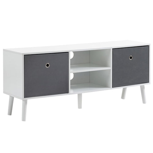 White and Grey TV Unit