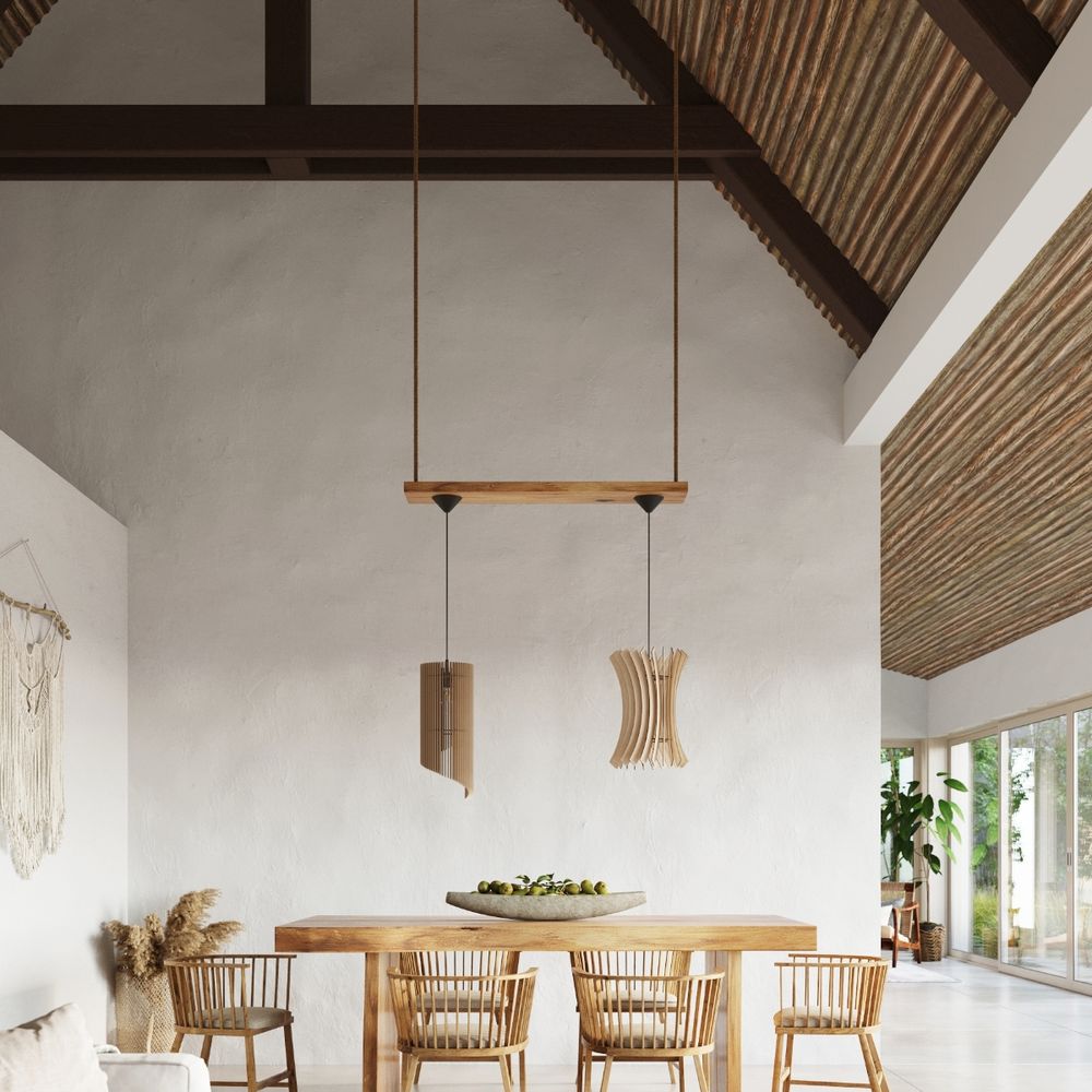 Wood Pendant Light