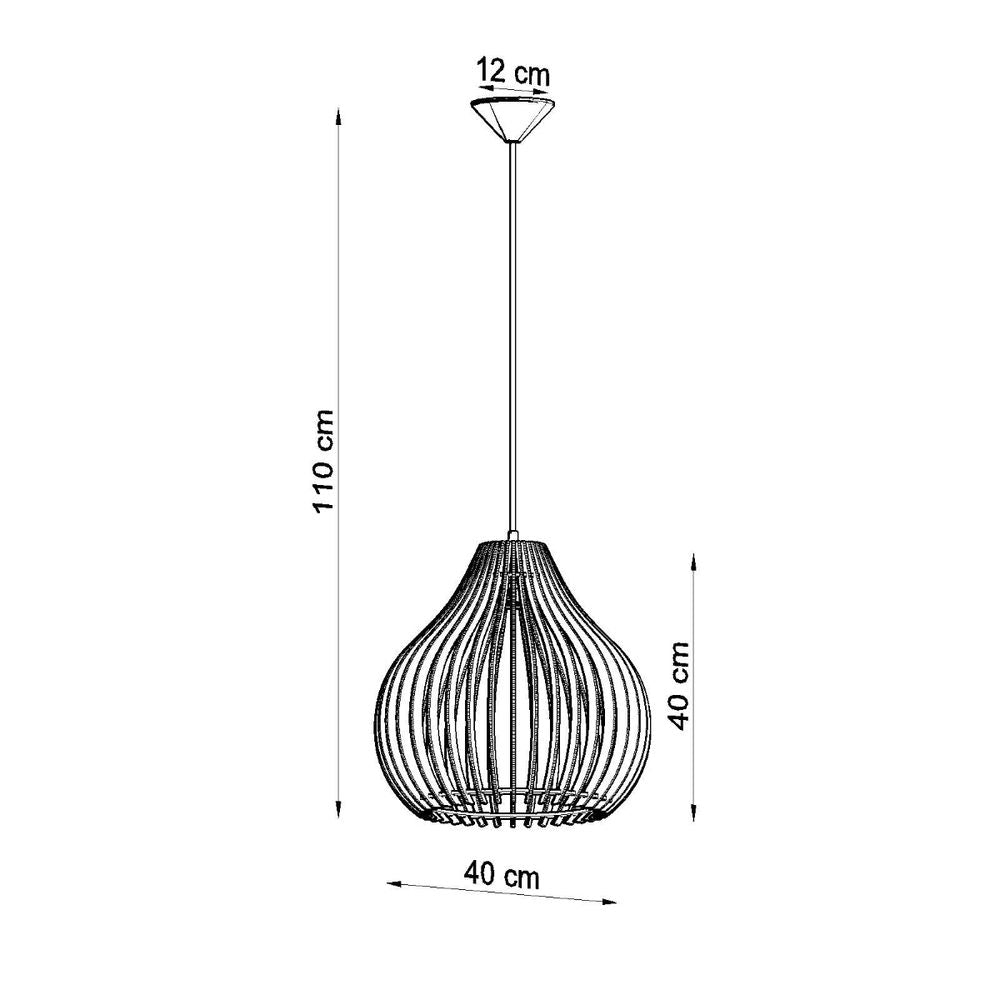 Scandinavian Wood Pendant Light