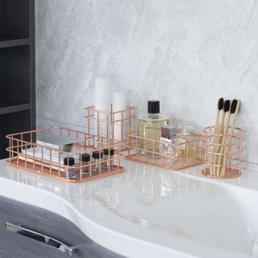 Rose Gold Baskets counter view