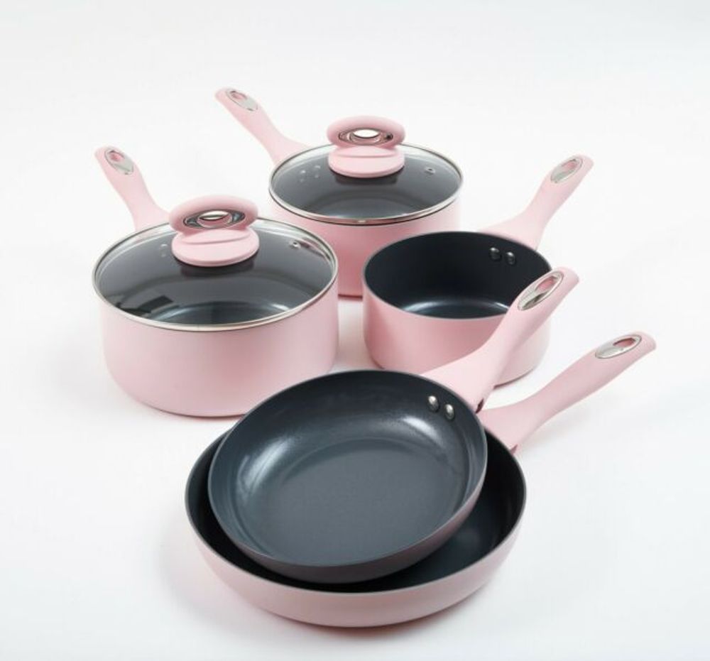 Non Stick Pan Set with lids