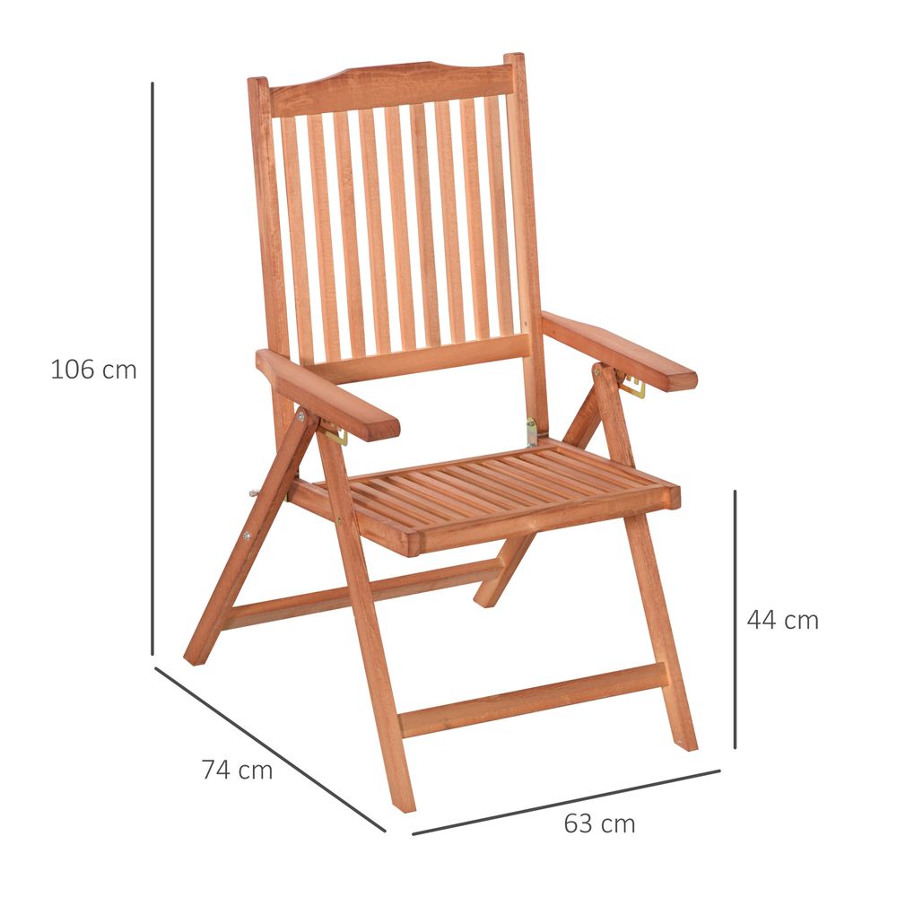 Acacia Wood Folding Chair