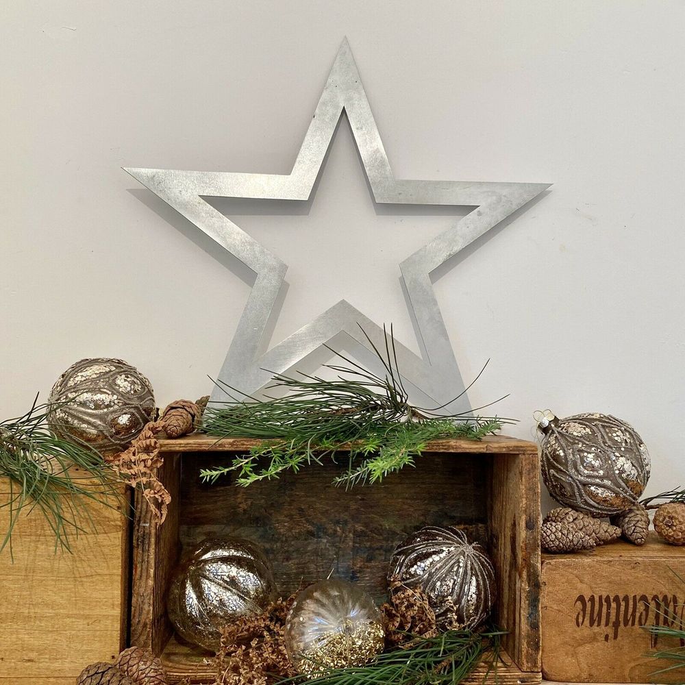 Metal Stars Decoration close up view