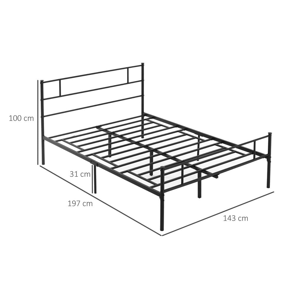 Double Metal Bed Frame dimensions