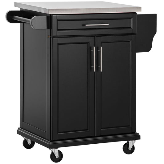 Black Kitchen Island