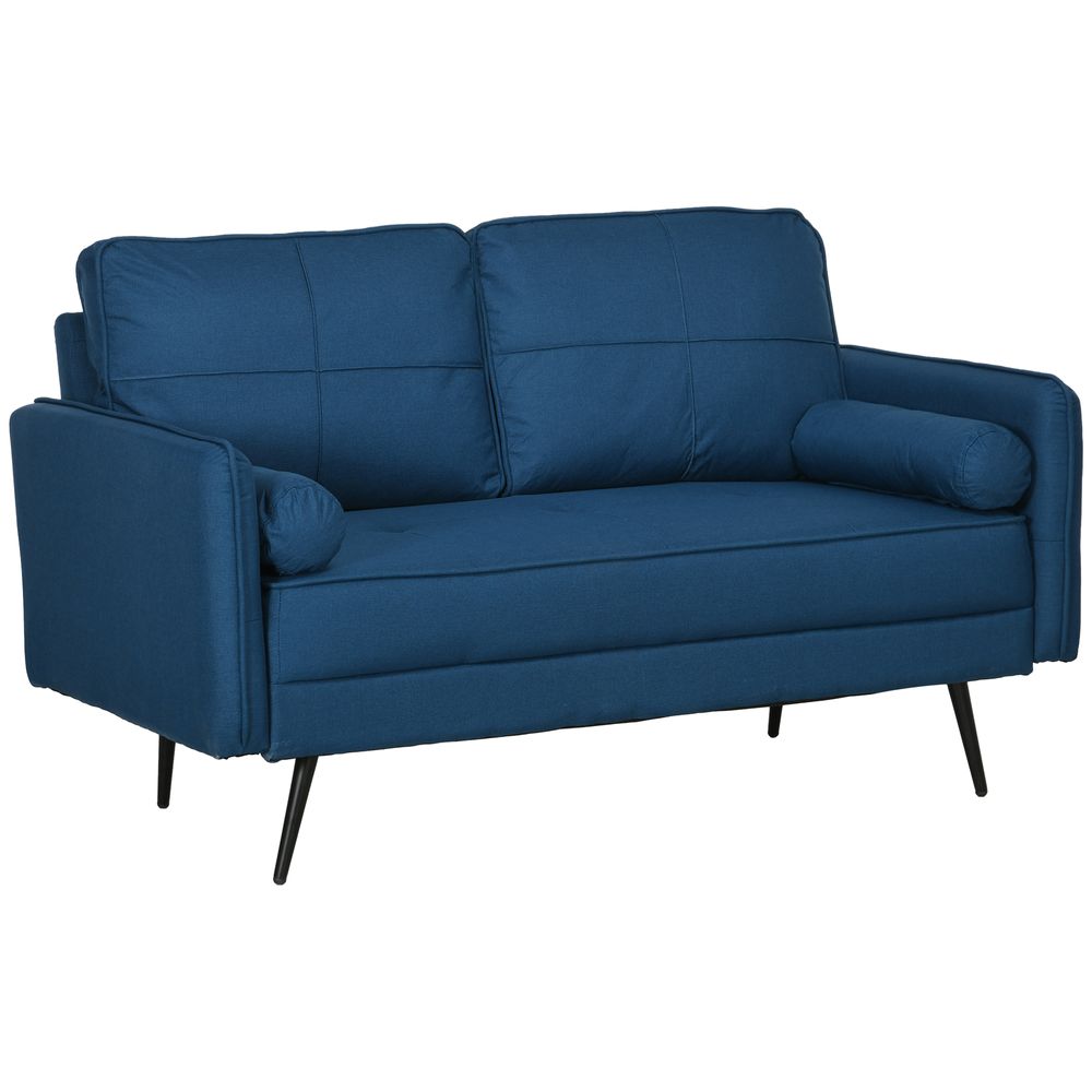 Navy Blue Two Seater Sofa