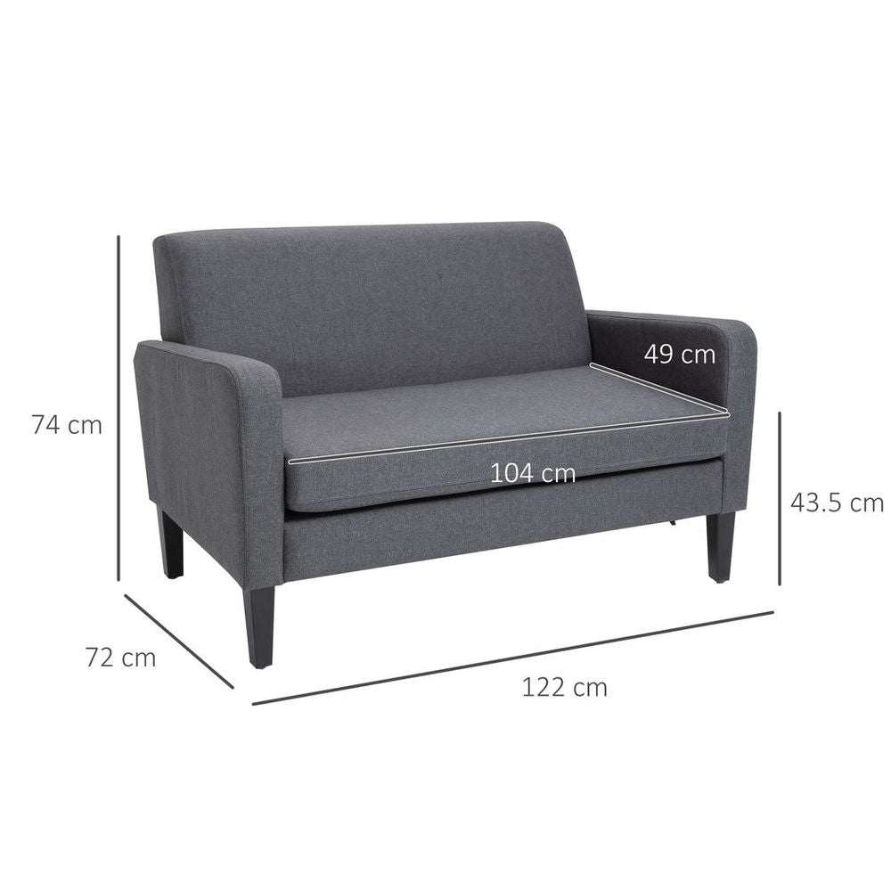 Grey Loveseat dimensions