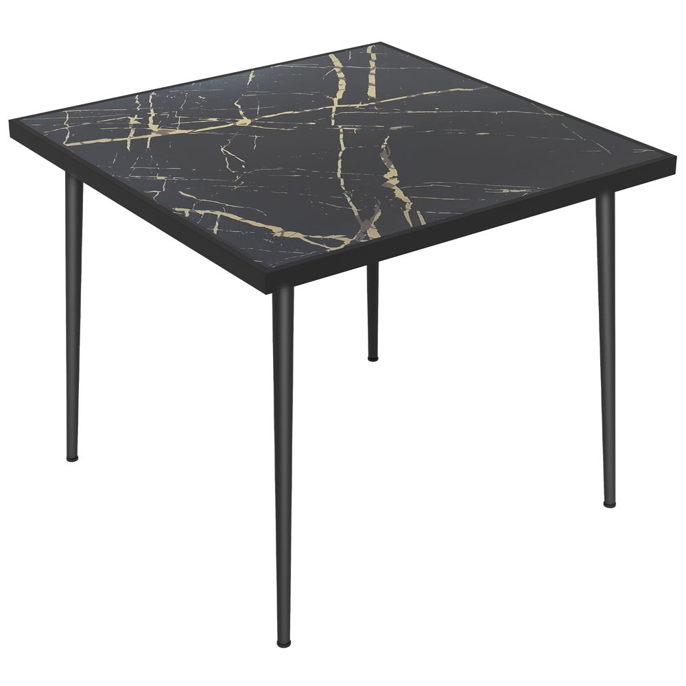 Black Garden Dining Table