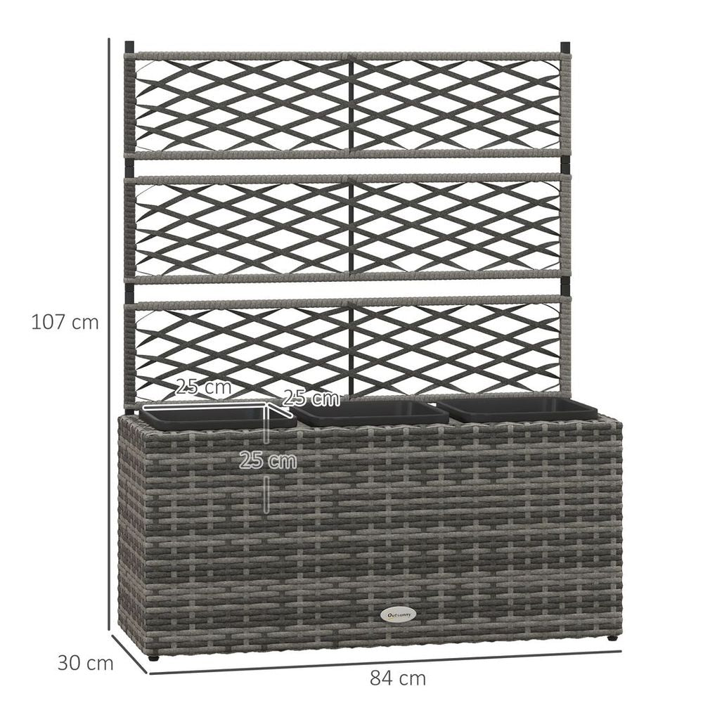 Rattan Planter Box