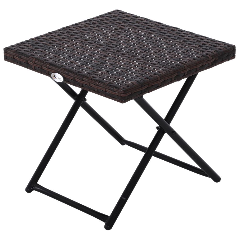 Folding Rattan Table