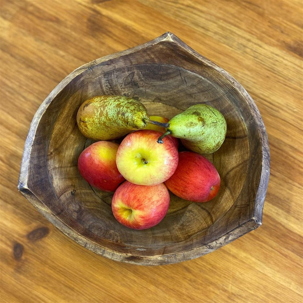 Wooden Fruit Bowl above