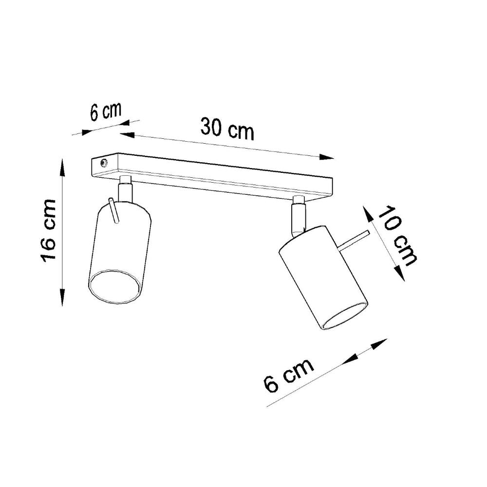 Chrome Steel Ceiling Light